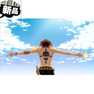 海賊王索隆路飛艾斯海報(bào)宿舍臥室超大動(dòng)漫墻紙貼紙定制自粘 艾斯背影藍(lán)天 中