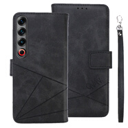 簡(jiǎn)魅 適用魅族20手機殼魅族20Pro翻蓋皮套Meizu 21保護套21Pro錢(qián)包款M381Q插卡M391Q新款M461Q男M481Q 魅族21Pro（M481Q）黑色 配鋼化膜+手掛繩