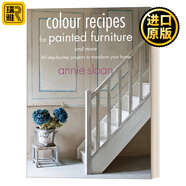 Colour Recipes for Painted Furniture and More 家具涂漆配色方案 英文原版 安妮·斯隆 40步讓你的家煥然一新 全英文版