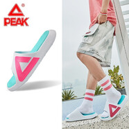 匹克（PEAK）拖鞋態(tài)極運動(dòng)男二代2024春夏季籃球男女款太極外穿防滑沙灘男拖 大白/玫紅 41