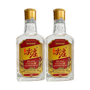五糧液股份公司出品 濃香型白酒 固態(tài)發(fā)酵口糧酒 送禮佳品 50度100mL2瓶尖莊紅標小酒