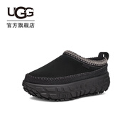UGG秋季男女同款舒適休閑厚底輪胎底一腳蹬懶人鞋明星同款1154530 BBLC | 黑色/黑色 47