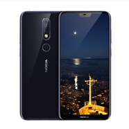 諾基亞（NOKIA）X6 學(xué)生安卓三網(wǎng)通4G全面屏老人備用智能手機(jī) 藍(lán)色 6+64G