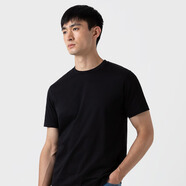 SUNSPEL男士經(jīng)典款Supima棉圓領(lǐng)Riviera T恤 Midweight春夏 黑色 L
