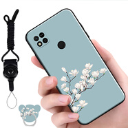 唯美納 紅米10a手機殼硅膠軟殼Redmi10A手機保護套鏡頭全包小米簡約超薄防摔殼ins男女情侶個 淡雅蘭亭(關(guān)注店鋪配 指環(huán)+掛繩)S 紅米10A(220233L2C)