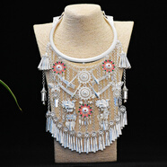 民族風(fēng)復古夸張苗銀大項圈 苗銀特色項圈苗族舞蹈飾品女項鏈 圖十九