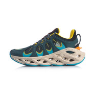 李寧ACE時(shí)裝周四代男女新款空氣弧7代回彈減震跑鞋A 海域藍/熒光焰橙/鉻黃色(226) 37