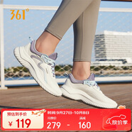 361°運(yùn)動(dòng)鞋女秋季網(wǎng)布透氣健身輕便休閑厚底慢跑步鞋子女682232210-5