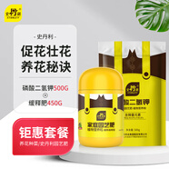 史丹利（STANLEY）家用養(yǎng)花通用型氮磷鉀復(fù)合肥盆栽有機花卉緩釋肥磷酸二氫鉀套餐