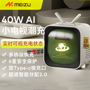 魅族手機(jī)充電器數(shù)據(jù)線Type-C快充魅族pro6 5Pro7plus mx6 E3 15plus16 【40W】AI 小電視 潮充（單充電頭）