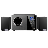 KAILIANWEI恩科 s2850音響臺式電腦主機(jī)2.1藍(lán)牙超重低音炮木質(zhì)音箱家用 S2880B黑色藍(lán)牙版