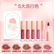 COLOUR ZONE 色彩地帶唇釉禮盒02粉玫瑰唇蜜唇泥口紅彩妝生日禮物送老婆送媽媽送女友