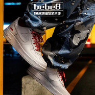 耐克（NIKE）【嚴(yán)選好物】 AF1 Air Force 1 Low 空軍一號(hào)男女 低幫休閑板鞋 Supreme聯(lián)名純白CU9225-100 40.5