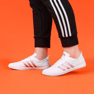 阿迪達斯（adidas）女鞋 夏季新款時尚網(wǎng)球運動鞋緩震舒適透氣休閑鞋輕便板鞋小白鞋 BD7823 36.5