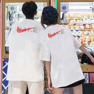 耐克（NIKE）男裝女裝 夏季情侶裝印花透氣運動(dòng)服答題卡全對中高考滿(mǎn)分短袖T恤 熱售/全棉親膚滿(mǎn)分/曬圖退5 M (170/88A)