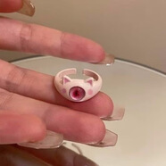 童趣可愛貓咪卡通小怪獸合金戒指女小眾設(shè)計感甜酷閨蜜食指戒 腮紅粉豬戒指 0個