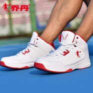 喬丹籃球鞋男鞋運(yùn)動(dòng)鞋冬季新款高幫球鞋學(xué)生戰(zhàn)靴毒液 白色/喬丹紅 119 39