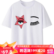 香港潮牌楊冪迪麗熱巴明星同款短袖恤同款新夏季超火女純棉上衣