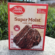 貝蒂妙廚（Betty Crocker）Betty Crocker Cake mix美國(guó)進(jìn)口自制家用烘焙粉 貝蒂妙廚蛋糕粉 Devil's food魔鬼巧克力375g