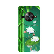 班美蘿nubia NX302J手機(jī)套努比亞小牛手機(jī)殼努比亞小牛5G保護(hù)套磨砂軟殼 隨心荷竹+指環(huán)扣+掛繩 其他