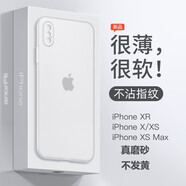 PIHUAZ蘋(píng)果11/11promax手機(jī)殼iPhonex/xsmax/xr磨砂手機(jī)套保護(hù)套男女新款 蘋(píng)果xsmax【磨砂白】