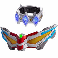 萬(wàn)代（BANDAI） ULTRAREPLICA 奧特曼變身器 青少年玩具 UR 賽羅眼鏡手鐲