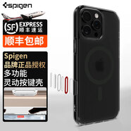 spigen【靈動(dòng)觸控按鍵】適用蘋果iphone16Pro Max手機(jī)殼新款16pro透明氣囊防摔保護(hù)殼Mag Fit磁吸硬外殼 磨砂黑（ 店長(zhǎng)推薦 | 久用不發(fā)黃 ） iPhone 16 Pro M