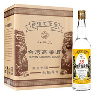 明水堂 高粱酒 白酒整箱 八二三高度糧食酒 家常酒 38度 600mL 6瓶
