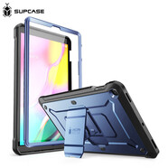 supcase 三星平板TabS6/S7/5e/S4保護殼10.5/11/10.4保護套款防摔支架 Tab S5e-10.5英寸-金屬藍-含屏保含支架
