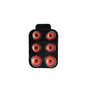 京佳樂原裝Beats耳機(jī)套魔音powerbeats3/2耳套PB3耳塞入耳式耳帽硅膠 迷幻紅powerbeats1/2/3耳塞