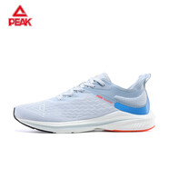 匹克運動(dòng)鞋男子減震輕彈跑鞋新款透氣輕薄防滑百搭跑步鞋男鞋 淺灰藍 39
