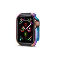 LAZYODD適用蘋果手表S11保護(hù)套applewatch10/9/8/7/6/5/4/SE2硅膠內(nèi)襯加鋁合金二合一金屬保護(hù)殼ultra3殼 七彩色（鋁合金+TPU） 40MM表盤【適用6/5/4/新SE2/1】