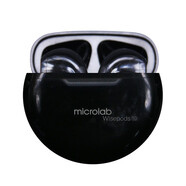 麥博（Microlab）wisepods10真無(wú)線(xiàn)藍(lán)牙耳機(jī)入耳式觸控耳塞適用于蘋(píng)果華為小米黑色