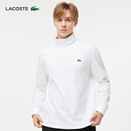 LACOSTE法國鱷魚男裝時尚潮流舒適純色百搭翻領(lǐng)T恤|UH7108 001/白色 XL 6