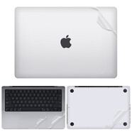 咔咔魚2024蘋果MacBook Pro電腦貼紙14/16英寸M3 M4Pro筆記本機(jī)身外殼保護(hù)貼膜 透明磨砂（保留機(jī)身顏色） ACD面