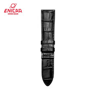 ENICAR英納格表帶1165/50/358、3168/50/363男款原裝表帶 黑色 不帶扣