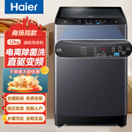 海爾（Haier）12公斤波輪洗衣機(jī)EB120B22Pro2家用全自動(dòng)直驅(qū)變頻AI智大容量1級(jí) 星蘊(yùn)銀