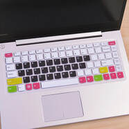 聯(lián)想筆記本電腦鍵盤(pán)保護(hù)膜防塵防水墊透明凸凹彩色 七彩黑色 B490SA，Yoga 2 Pro13
