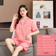 古溫倫足浴店客人服裝汗蒸服2025新款純棉浴服大碼男女衣服足療洗浴按摩 玫紅雪花女#精棉加密 個(gè)性好看 2XL