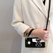 玲琉 適用iPhone15promax手機(jī)殼蘋果14女13可背帶12斜挎掛繩11手提潮流輕奢小熊xsmax全包xr防摔7 小熊零錢包手機(jī)殼+手提+斜跨 iPhone 6s Plus