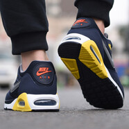 耐克（NIKE）官方艦店男鞋 夏季新款運動鞋AIR MAX緩震耐磨休閑鞋網(wǎng)面跑步鞋 藍白/AIR MAX 39