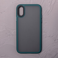 LIKGUS 適用蘋(píng)果Xs Max手機(jī)殼iPhoneX/XS全包外殼保護(hù)套XR磨砂氣囊防摔硬殼男女潮 墨綠 iPhone 7/8