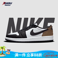 耐克（NIKE）【潮】Air Jordan aj1板鞋男女情侶新款低幫休閑運動籃球鞋休閑鞋 CZ0858/CZ0790-102黑白棕 女款GS 41