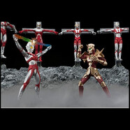 萬(wàn)代（BANDAI）奧特曼ultra act可動(dòng)元旦模型玩具禮物15cm 艾斯墓地（機械艾斯+十字架）