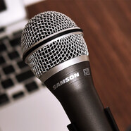 SAMSON 山遜 Q7動(dòng)圈話(huà)筒 麥克風(fēng)UM2聲卡 樂(lè )器 人聲 有聲書(shū)錄音 Q7標配【特價(jià)包裝破損不送線(xiàn)】