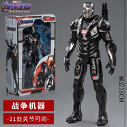 漫威（Marvel）手辦鋼鐵俠7寸戰爭機器160806 可動(dòng)模型手辦擺件男孩生日禮物