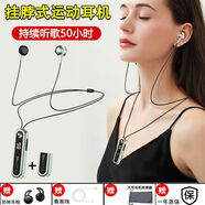 恒興捷掛脖式藍(lán)牙耳機(jī)插卡無線運(yùn)動(dòng)型跑步頸掛式半入耳mp3一體降噪超長(zhǎng)續(xù)航適用于華為蘋果OPPO榮耀VIVO 翡翠綠中配雙電池 顏色分類