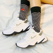 耐克（NIKE）【極速發(fā)貨】耐克 M2K Tekno 女款時(shí)尚白灰復(fù)古休閑老爹鞋跑鞋 BQ3378-100 白灰 36