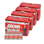 京都二鍋頭 皇家京都JDBOMB北京二鍋頭56度清香出口型小酒版白酒禮盒 56度 整箱 100ml*80瓶