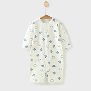 婧麒（JOYNCLEON）嬰兒空調(diào)服薄款長袖夏季連體衣寶寶衣服新生棉睡衣夏裝 小米奇 90cm